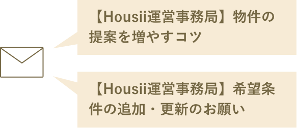 運営元から買主へ情報提供